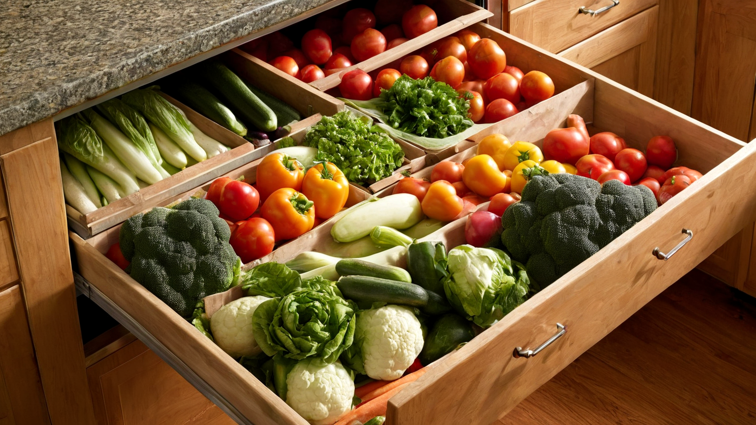 野菜室の整理